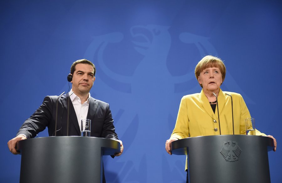 Greek PM Tsipras in Berlin