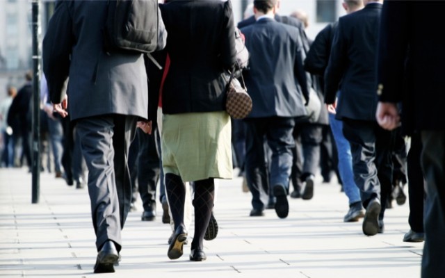 people walking