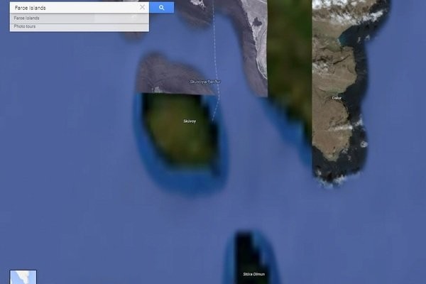 Οι κρυμμένες περιοχές στο Google Earth Νήσοι Φερόες