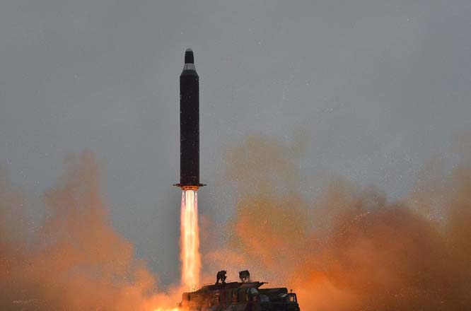 North Korea test-fires ballistic missile