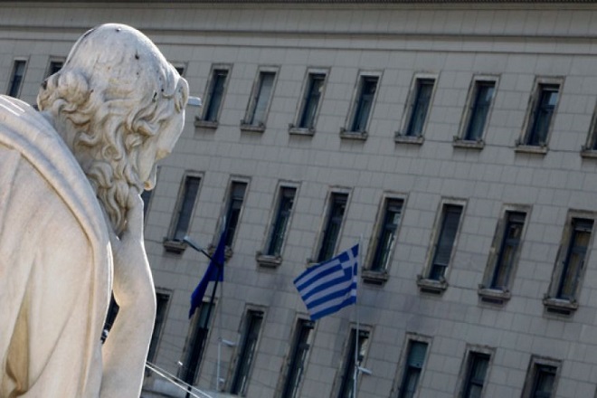 Bank-of-Greece-Statue-Greek