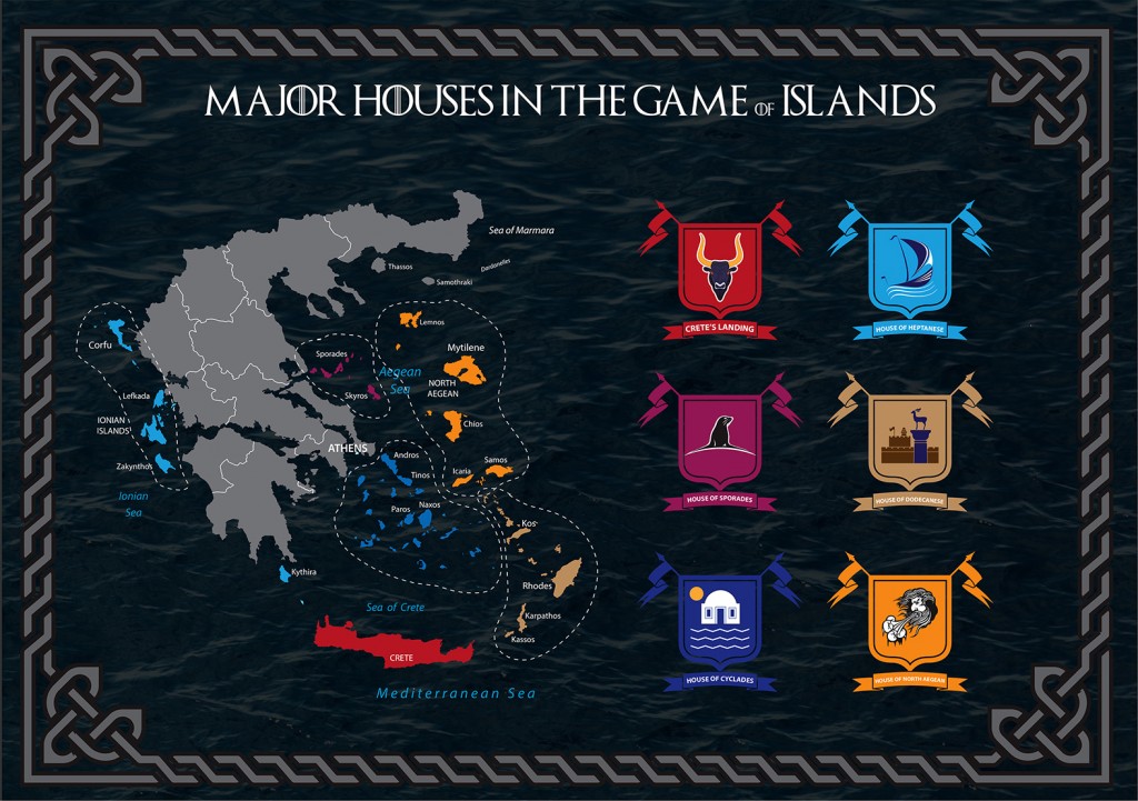 Game of Islands - Map of houses