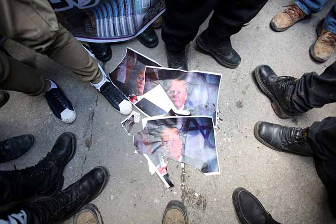 Reactions in Nablus to US president Donald Trump announcing Jerusalem the capital of Israel