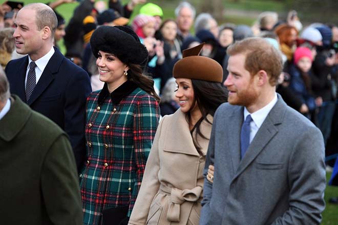 Royal Family Christmas Day Church Service