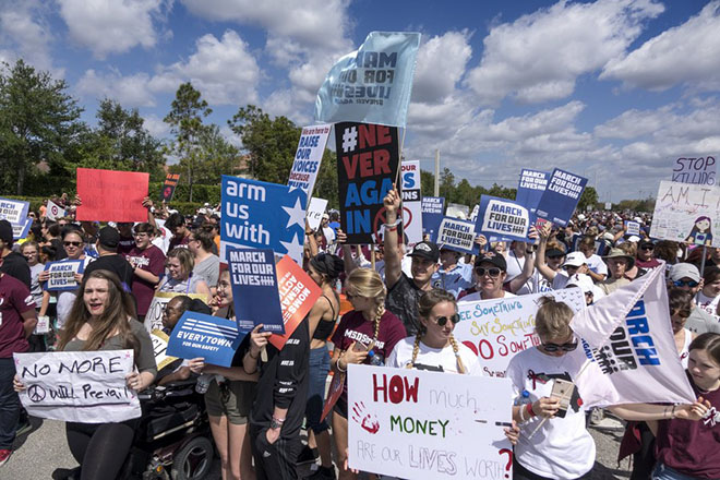 Marjory Stoneman Douglas high school March for our Lives in Parkland