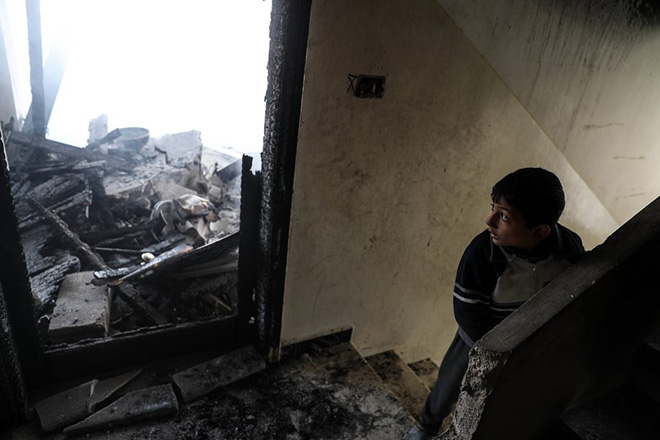 Bombing on Douma