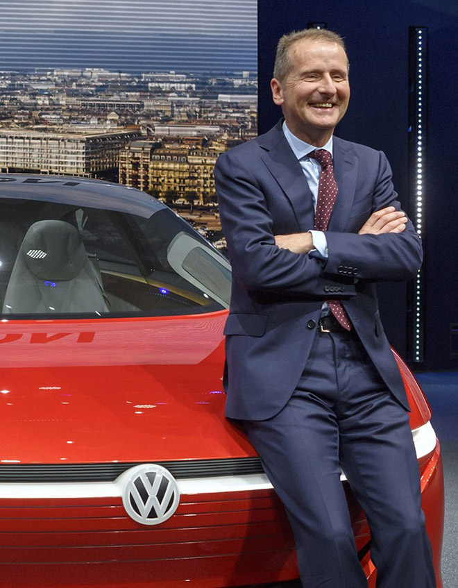 Volkswagen replaceS chief executive Matthias Mueller with current brand manager Herbert Diess