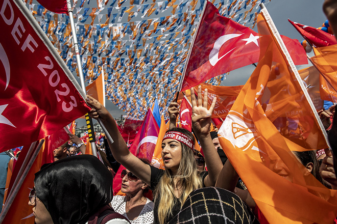 Election campaign in Istanbul