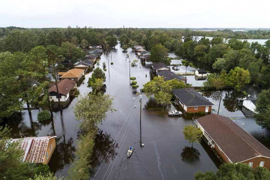 Hurricane Florence Strikes East Coast of United States