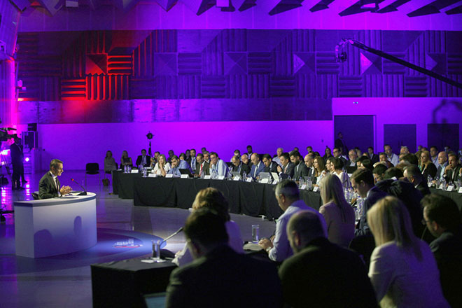 83η ΔΕΘ - ΣΥΝΕΝΤΕΥΞΗ ΤΥΠΟΥ ΝΕΑΣ ΔΗΜΟΚΡΑΤΙΑΣ - ΚΥΡ. ΜΗΤΣΟΤΑΚΗΣ