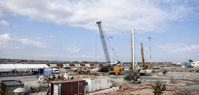 FRAPORT ΘΕΣΣΑΛΟΝΙΚΗ ΘΕΜΕΛΙΩΣΗ ΝΕΟΥ ΤΕΡΜΑΤΙΚΟΥ ΣΤΑΘΜΟΥ  ΣΤΟ ΑΕΡΟΔΡΟΜΙΟ ΜΑΚΕΔΟΝΙΑ