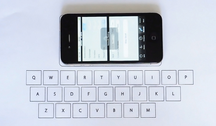 Τυπώστε χάρτινα πληκτρολόγια από το smartphone σας!