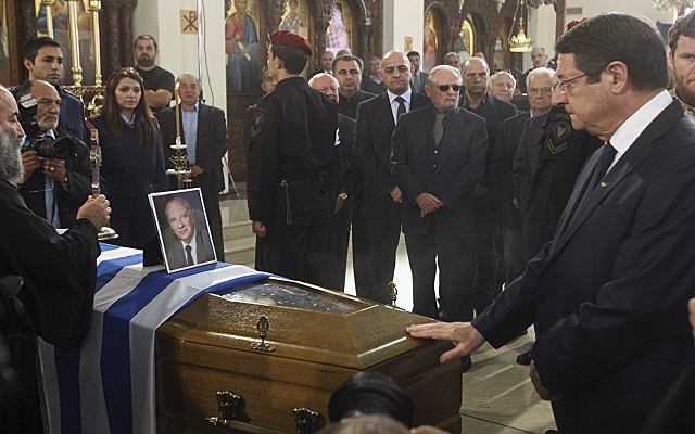 Το «τελευταίο αντίο» στον Γλαύκο Κληρίδη είπε η Κύπρος