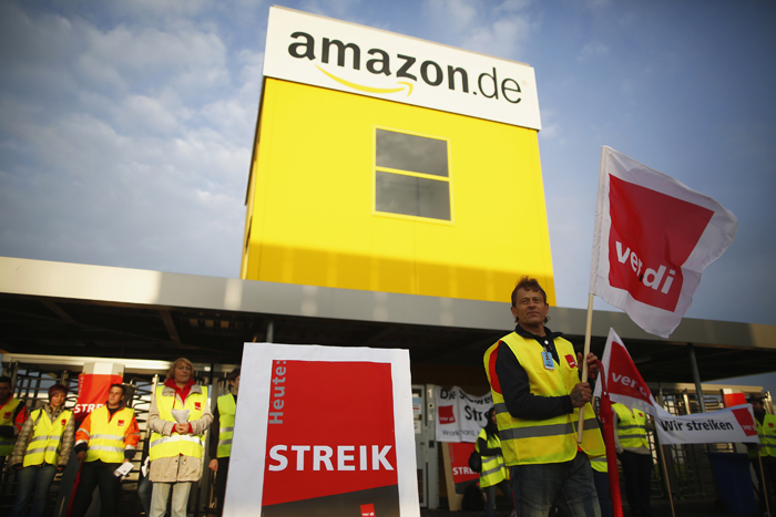 Σχέδια για απεργία και το 2014 στη γερμανική Amazon