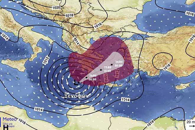Παρακολουθείστε live πώς κινείται ο μεσογειακός κυκλώνας – Σε κατάσταση ετοιμότητας πολιτικής προστασίας η χώρα