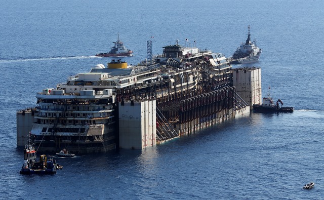 Βίντεο: Σήμερα το τελευταίο ταξίδι του Costa Concordia