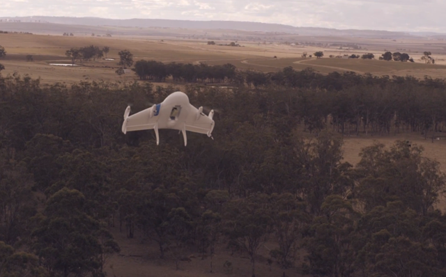 Η Google αποκαλύπτει τα drones της