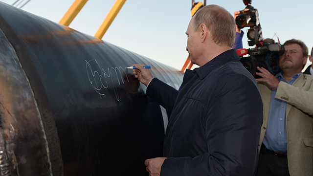 Ο Πούτιν εγκαινίασε την κατασκευή του πρώτου ρωσοκινεζικού αγωγού αερίου