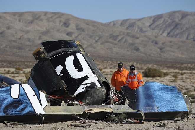 Στον αέρα διαλύθηκε το SpaceshipTwo