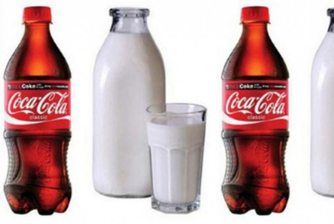 To σούπερ γάλα της Coca Cola