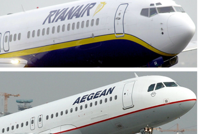 Aegean-Ryanair: Ποιος χάνει όταν κοντράρονται;
