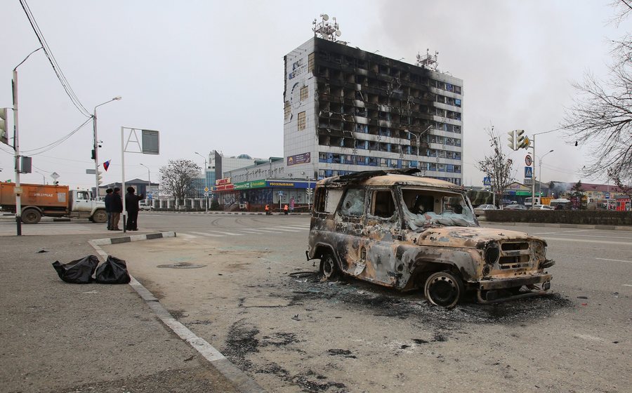 Στους 24 οι νεκροί από τη χθεσινή επίθεση ανταρτών στο Γκρόζνι