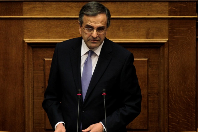 Σαμαράς: Η πρόταση Τσίπρα για δημοψήφισμα μας σέρνει έξω από το ευρώ