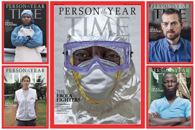 Πρόσωπο της Χρονιάς για το περιοδικό TIME οι «Μαχητές κατά του Έμπολα»