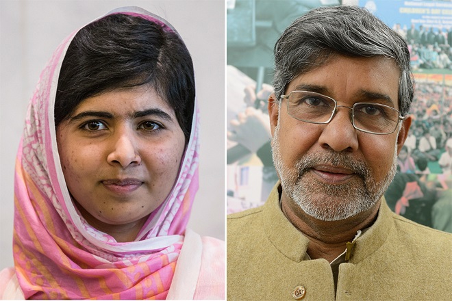Απονεμήθηκε το Νόμπελ Ειρήνης στη Μαλάλα Γιουσαφζάι και τον Καϊλάς Σατιάρτι