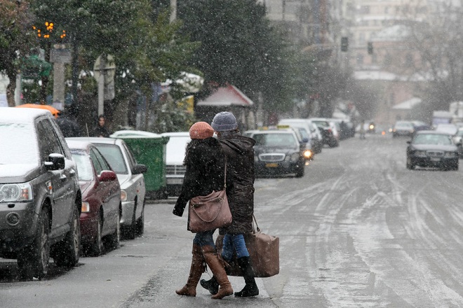 Παγετός και χιόνια σε όλη τη χώρα – Ως την Πέμπτη θα διαρκέσει η κακοκαιρία