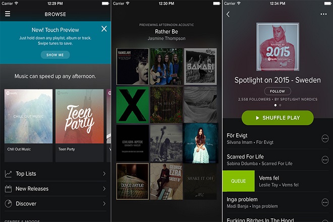Touch Preview από το Spotify: Ο καλύτερος τρόπος προεπισκόπησης της μουσικής