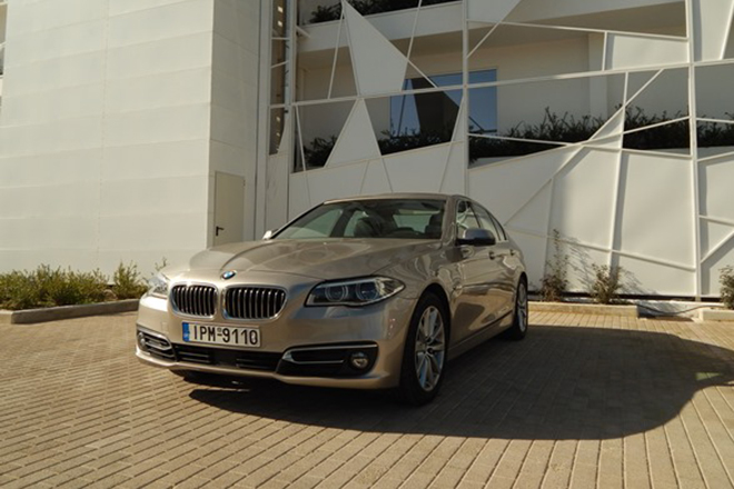 Οδηγώντας μια BMW 520 Diesel