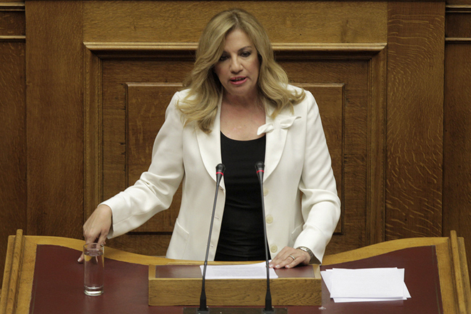 Η Φώφη Γεννηματά απέκλεισε εμμέσως τη συνεργασία με τον ΣΥΡΙΖΑ