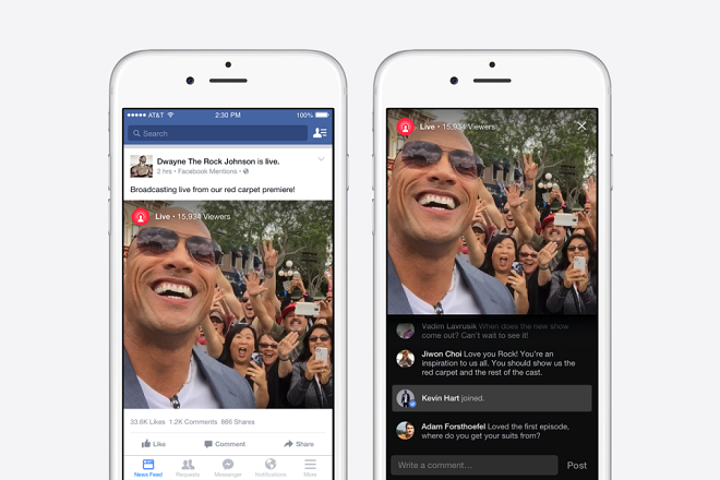 Υπηρεσία video streaming, αλλά μόνο για τους celebrities, παρουσίασε το Facebook