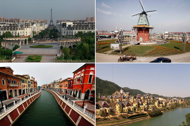 Όταν οι Κινέζοι αντιγράφουν τις διασημότερες πόλεις του πλανήτη