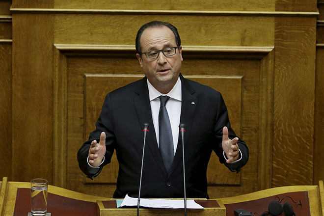 Ολάντ στη Βουλή: Ζήτω η Ελλάδα, ζήτω η Γαλλία, ζήτω η φιλία μας!