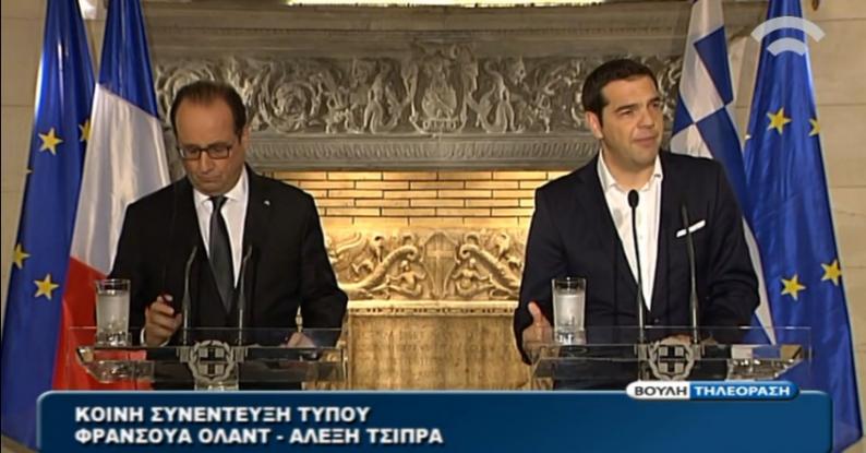 Live: H ιστορική ομιλία του Γάλλου προέδρου στη ελληνική Βουλή