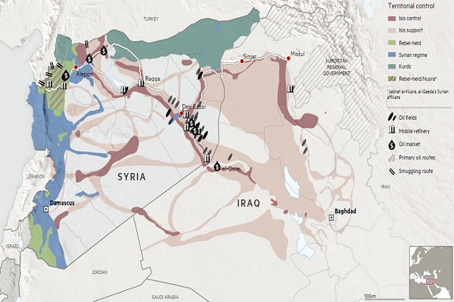 Αυτό είναι το ταξίδι ενός λαθραίου βαρελιού πετρελαίου στη Συρία