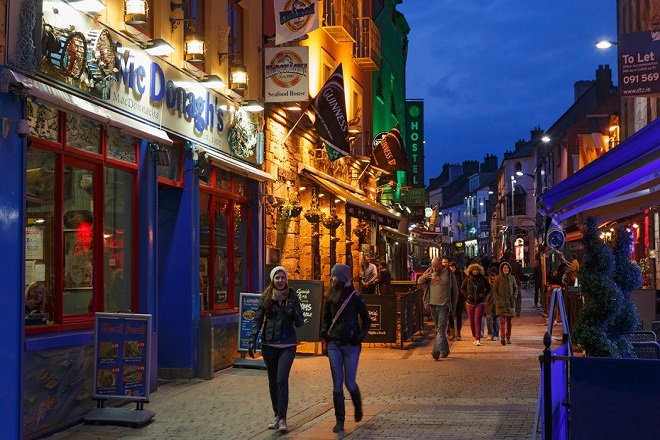 Galway nightlife, Ireland.