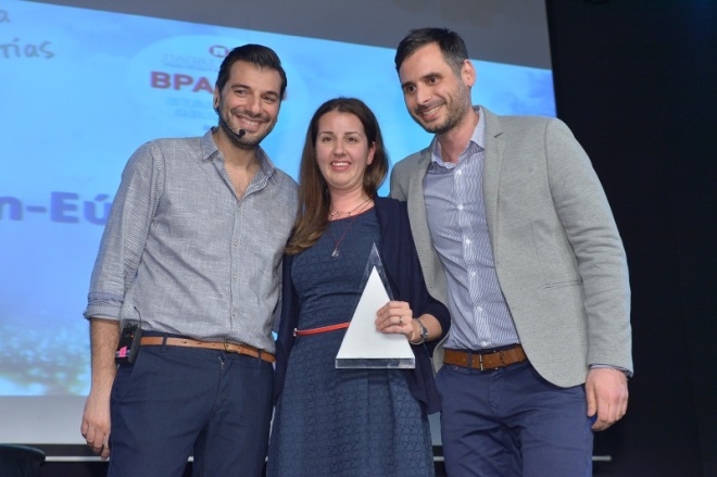 H Δανάη Αντωνοπούλου «Νέα Γυναίκα Επιχειρηματίας» στα Startup Greece Awards 2016