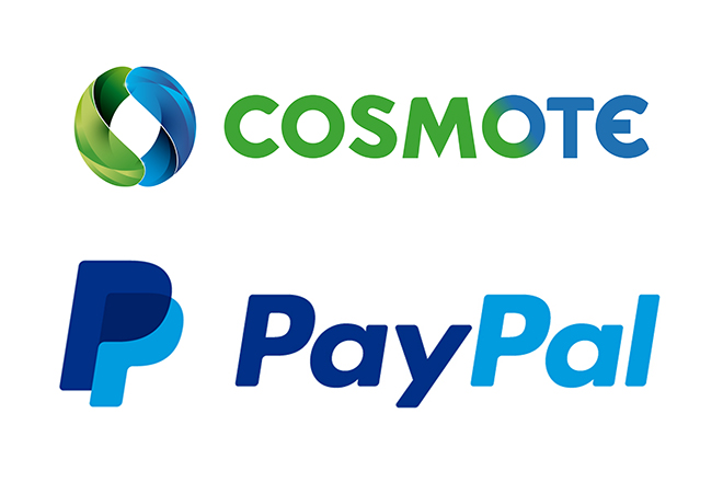 Συνεργασία PayPal με Cosmote για τα καρτοκινητά