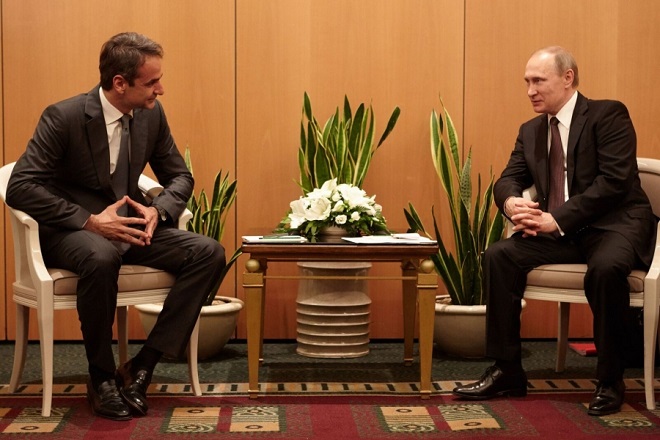 Συνάντηση Μητσοτάκη-Πούτιν για την ενίσχυση των οικονομικών σχέσεων