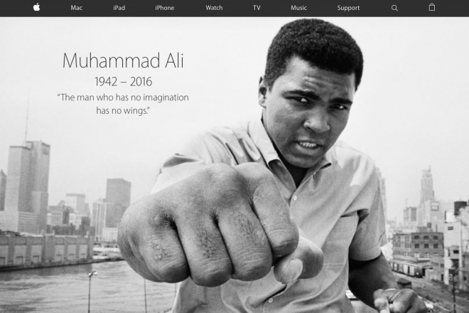 Η Apple τιμά την μνήμη του Μοχάμεντ Άλι με εντυπωσιακό τρόπο