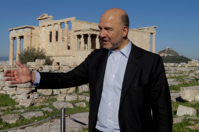 Μοσκοβισί: Είμαι πλέον αισιόδοξος για την Ελλάδα