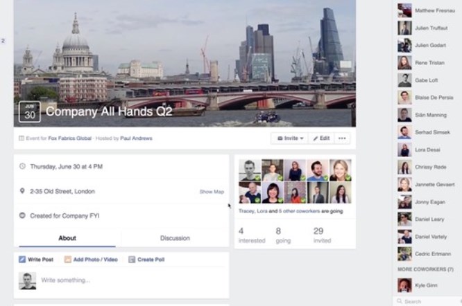 Workplace: To φιλόδoξο σχέδιο του Facebook για τις εταιρείες είναι εδώ