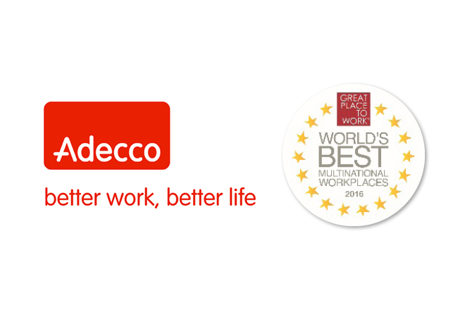 Όμιλος Adecco: Μια θέση ανάμεσα στις πολυεθνικές με το καλύτερο εργασιακό περιβάλλον