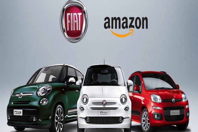 Συνεργασία Fiat και Amazon για τη πώληση αυτοκινήτων μέσω internet