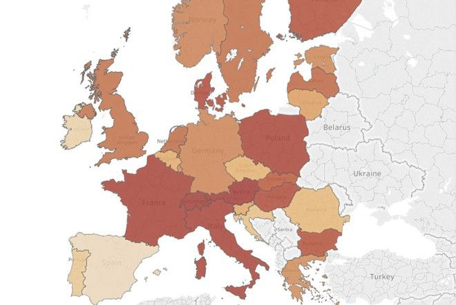 Χάρτης: Η άνοδος της ακροδεξιάς στην Ευρώπη