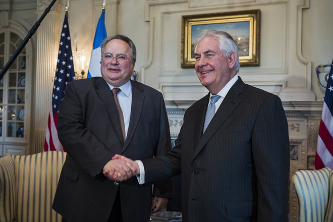 Τι συζήτησαν οι υπουργοί Εξωτερικών Ελλάδας και ΗΠΑ στην Ουάσιγκτον