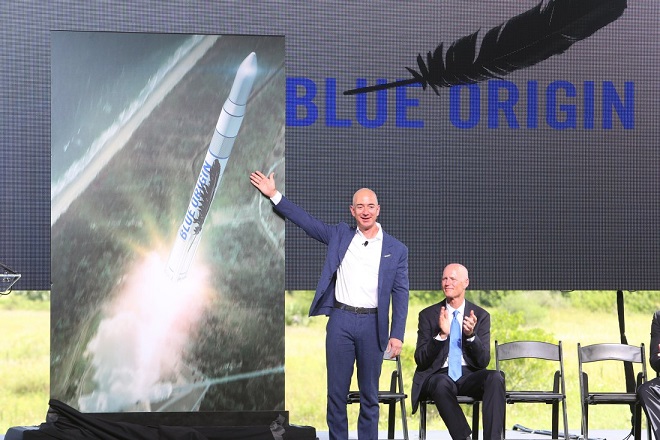 Τζεφ Μπέζος: Η Blue Origin θα στείλει ανθρώπους στο διάστημα το 2019